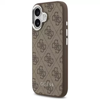 Guess 4G Classic Logo MagSafe -kuori iPhone 17, ruskea