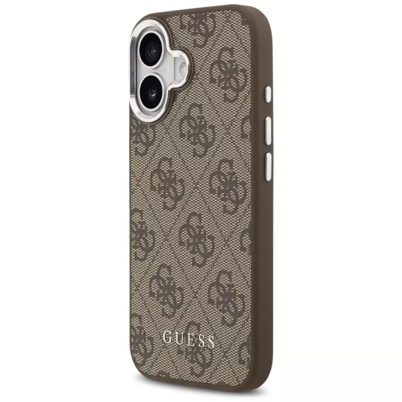 Guess 4G Classic Logo MagSafe -kuori iPhone 17, ruskea