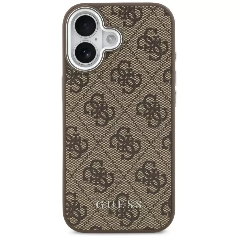Guess 4G Classic Logo MagSafe -kuori iPhone 17, ruskea