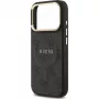 Guess 4G PU Classic Logo MagSafe -kuori Apple iPhone 17 Pro musta