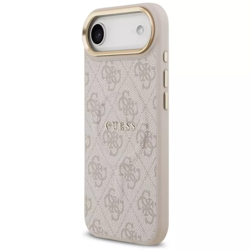 Guess 4G PU Classic Logo MagSafe -kuori iPhone Air pinkki