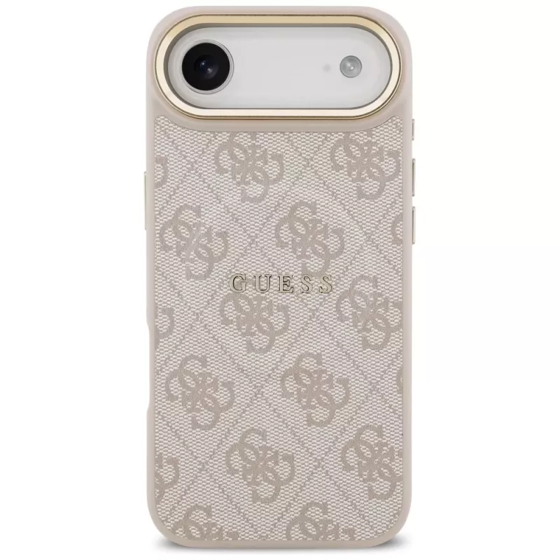 Guess 4G PU Classic Logo MagSafe -kuori iPhone Air pinkki