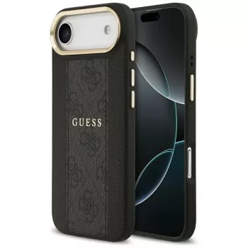 Guess 4G Stripe MagSafe -kuori iPhone Air, musta