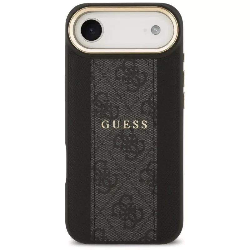 Guess 4G Stripe MagSafe -kuori iPhone Air, musta