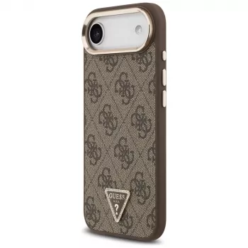Guess 4G Triangle Logo MagSafe -kuori iPhone Air, ruskea/kulta