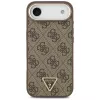 Guess 4G Triangle Logo MagSafe -kuori iPhone Air, ruskea/kulta