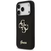 Guess Silicone Big 4G Script -kuori iPhone 17 Pro musta