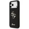 Guess Silicone Big 4G Script -kuori iPhone 17 Pro Max, musta