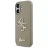 Guess Silicone Big 4G Script puhelinkotelo iPhone 17 - ruskea