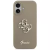Guess Silicone Big 4G Script puhelinkotelo iPhone 17 - ruskea