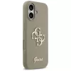 Guess Silicone Big 4G Script puhelinkotelo iPhone 17 - ruskea