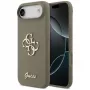 Guess Silicone Big 4G Script kotelo iPhone Air ruskea