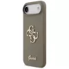 Guess Silicone Big 4G Script kotelo iPhone Air ruskea