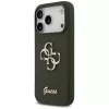 Guess Silicone Big 4G Script kotelo iPhone 17 Pro - khaki