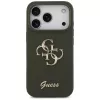 Guess Silicone Big 4G Script kotelo iPhone 17 Pro - khaki