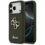 Guess Silicone Big 4G Script kotelo iPhone 17 Pro Max khaki