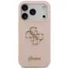 Guess Silicone Big 4G Script takakansi Apple iPhone 17 Pro - pinkki