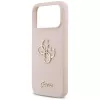 Guess Silicone Big 4G Script kotelo Apple iPhone 17 Pro Max - pinkki