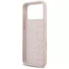 Guess Silicone Big 4G Script kotelo Apple iPhone 17 Pro Max - pinkki