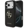 Guess Grained Big 4G & Classic Logo suojakotelo Apple iPhone 17 Pro, musta
