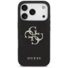 Guess Grained Big 4G & Classic Logo suojakotelo Apple iPhone 17 Pro, musta