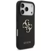 Guess Grained Big 4G & Classic Logo suojakotelo Apple iPhone 17 Pro, musta
