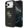 Guess Grained Big 4G & Classic Logo takakansi iPhone 17 Pro Max, musta