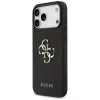 Guess Grained Big 4G & Classic Logo takakansi iPhone 17 Pro Max, musta