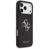 Guess Grained Big 4G & Classic Logo takakansi iPhone 17 Pro Max, musta
