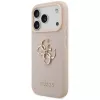 Guess Grained Big 4G & Classic Logo -kotelo iPhone 17 Pro pinkki