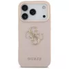 Guess Grained Big 4G & Classic Logo -kotelo iPhone 17 Pro pinkki