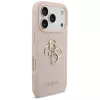 Guess Grained Big 4G & Classic Logo -kotelo iPhone 17 Pro pinkki