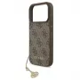 Guess 4G Charms Collection MagSafe -kotelo iPhone 17 Pro (ruskea)