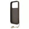 Guess 4G Charms Collection MagSafe -kotelo iPhone 17 Pro (ruskea)