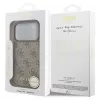 Guess 4G Charms Collection MagSafe -kotelo iPhone 17 Pro (ruskea)