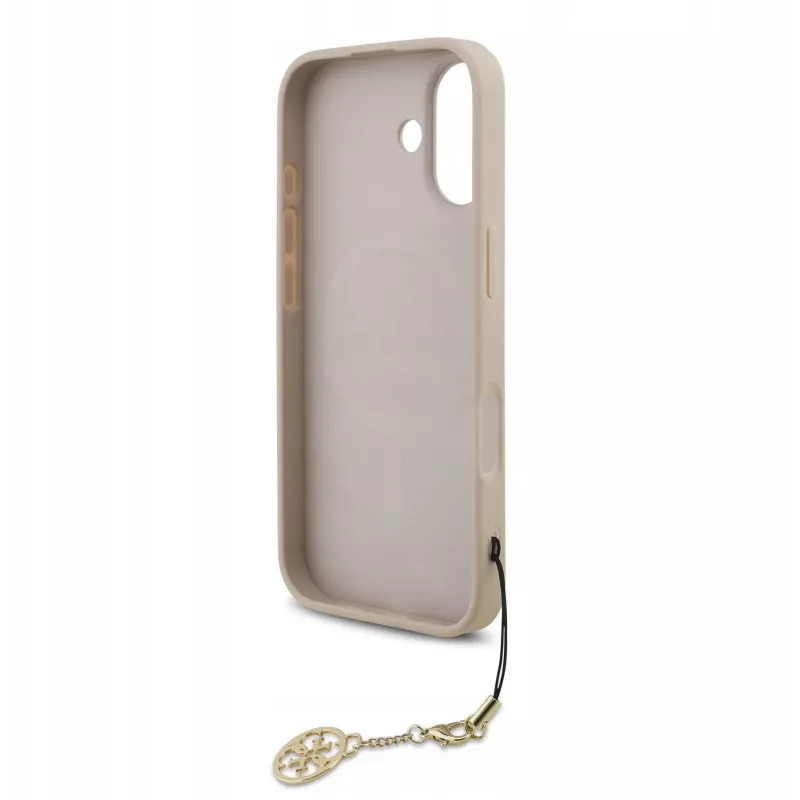 Guess 4G Charms Collection MagSafe -kotelo iPhone 17 (pinkki)