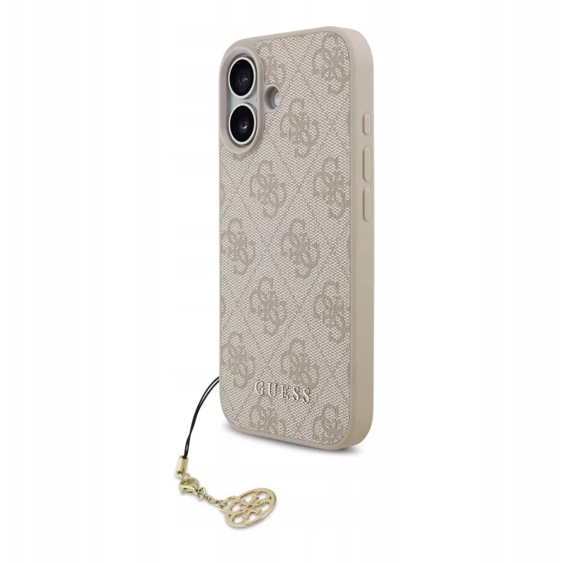 Guess 4G Charms Collection MagSafe -kotelo iPhone 17 (pinkki)