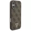 Guess 4G Strap Triangle Logo MagSafe -kotelo iPhone 17 ruskea