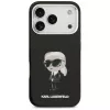 Karl Lagerfeld IML Aquarelle Karl & Logo MagSafe -kotelo iPhone 17 Pro:lle (musta)