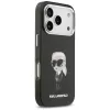 Karl Lagerfeld IML Aquarelle Karl & Logo MagSafe -kotelo iPhone 17 Pro:lle (musta)