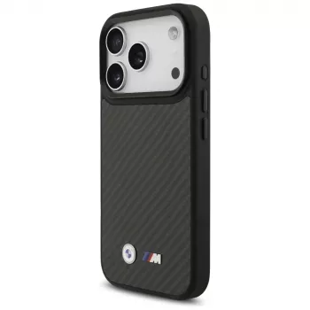 BMW M Kevlar Matt MagSafe -kotelo Apple iPhone 17 Pro:lle, musta