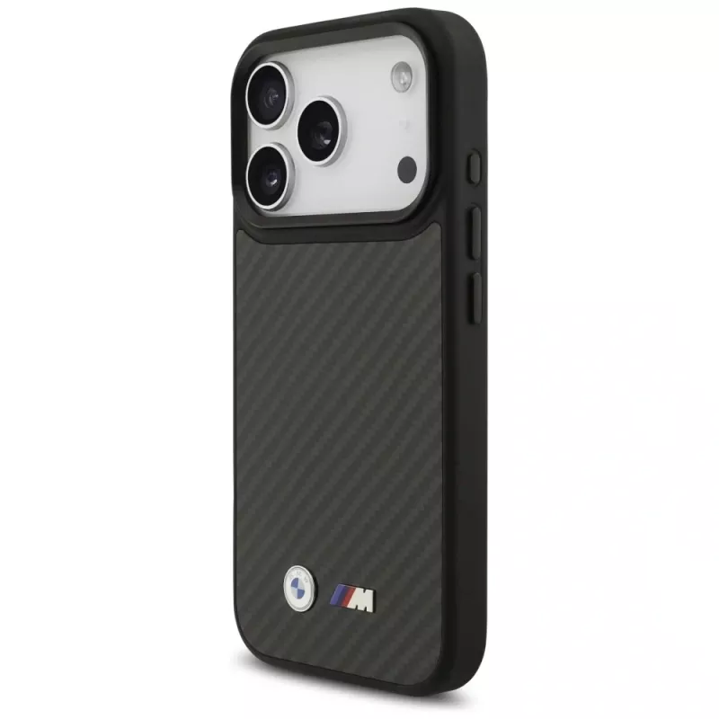 BMW M Kevlar Matt MagSafe -kotelo Apple iPhone 17 Pro:lle, musta