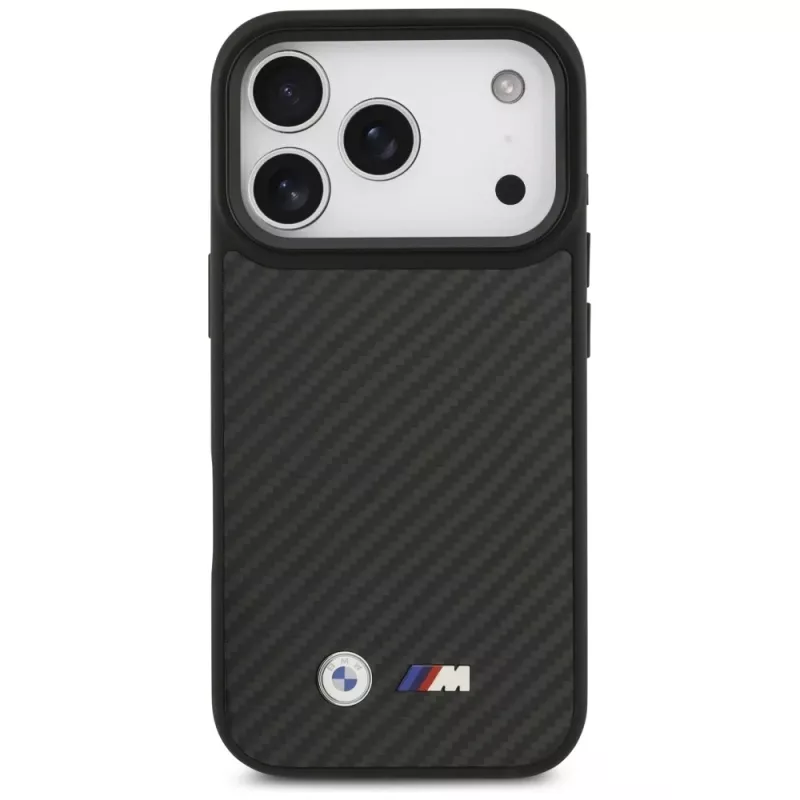 BMW M Kevlar Matt MagSafe -kotelo Apple iPhone 17 Pro:lle, musta