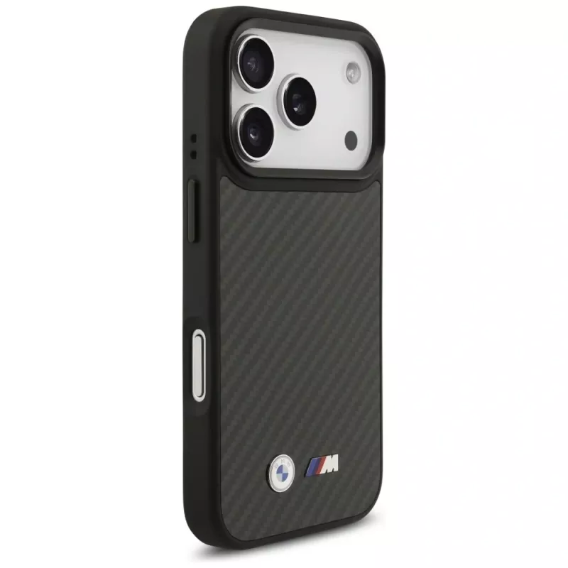 BMW M Kevlar Matt MagSafe -kotelo Apple iPhone 17 Pro:lle, musta