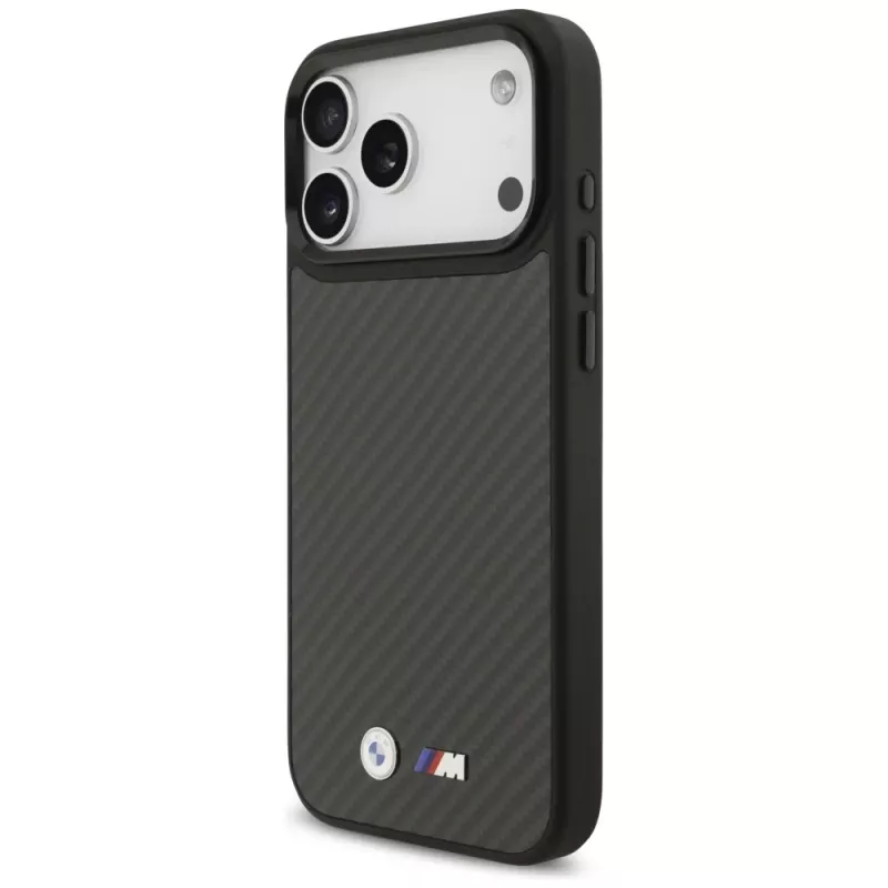 BMW M Kevlar Matt MagSafe -kotelo iPhone 17 Pro Max:lle, musta