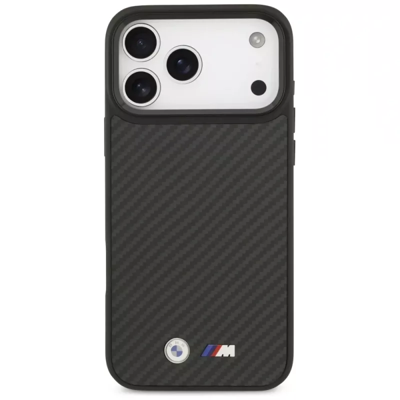 BMW M Kevlar Matt MagSafe -kotelo iPhone 17 Pro Max:lle, musta
