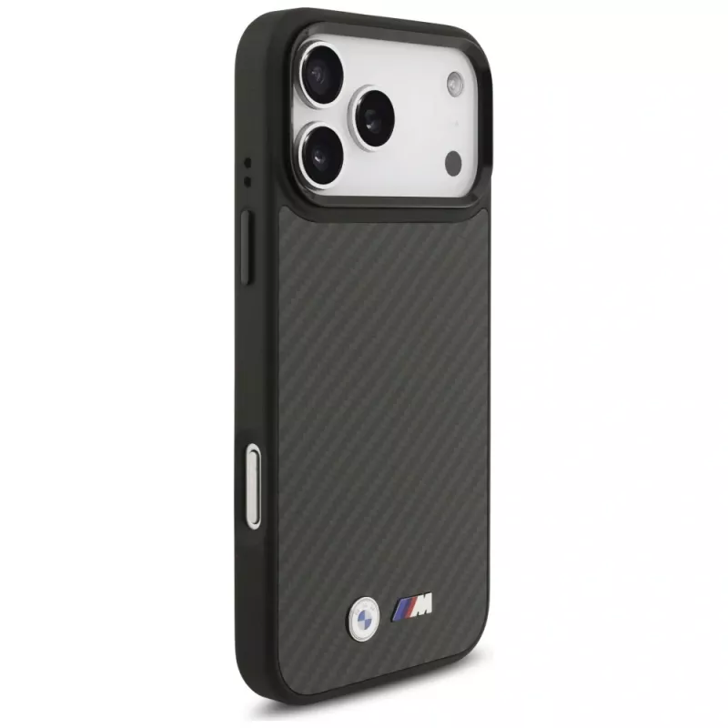 BMW M Kevlar Matt MagSafe -kotelo iPhone 17 Pro Max:lle, musta
