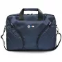 BMW Nylon Laptop Messenger Bag with Metal Logo, laivastonsininen, 16 inch