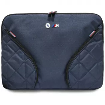 BMW Nylon Laptop Sleeve 16 inch laivastonsininen metallilogo