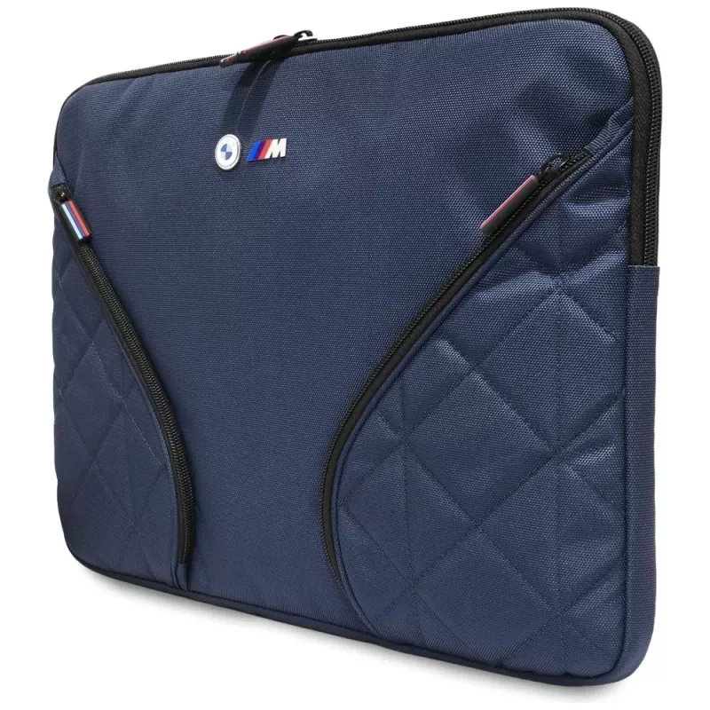 BMW Nylon Laptop Sleeve 16 inch laivastonsininen metallilogo